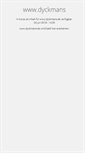Mobile Screenshot of dyckmans.de